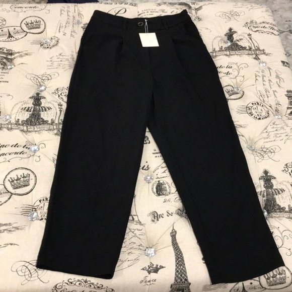 GOOD LUCK GEM Front Pleat Ankle Pants - Picture 4 of 10